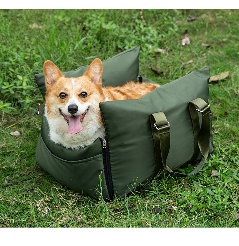 Removable Washable Pet Car Mat Waterproof Travel Bed for Cats and Dogs