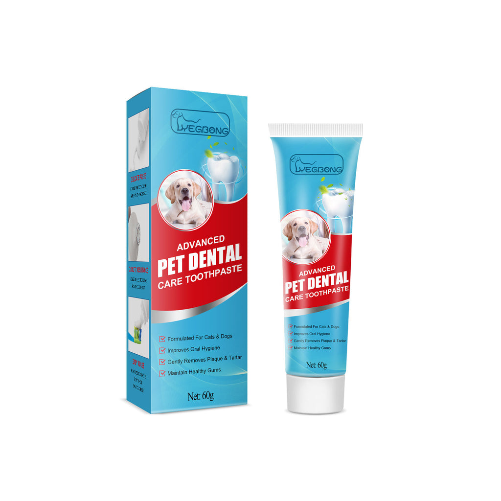 Edible Pet Toothpaste for Cats and Dogs, Tartar Removal and Gum Care Fresh Breath Formula