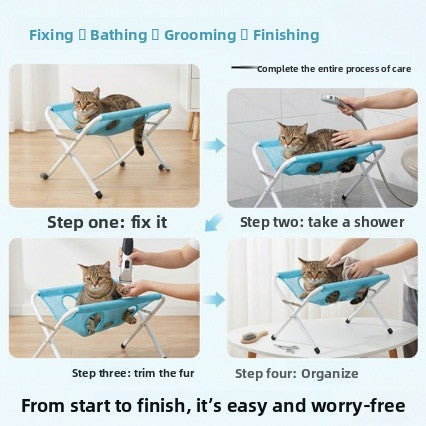 Detachable Pet Grooming Hammock for Small Dogs and Cats