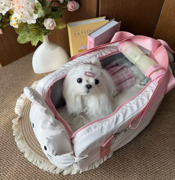 Portable Pet Travel Bag for Cats & Small Dogs Car & Outdoor Carrier