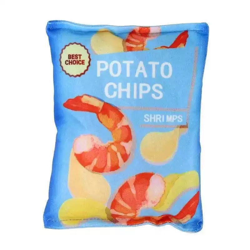 Plush Squeaky Potato Chip Pet Toys