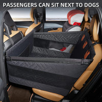 Heavy-Duty Waterproof Polyester Front Seat Car Cover for Dogs Travel Safety Pet Mat