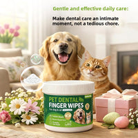 Pet Dental Care Finger Wipes