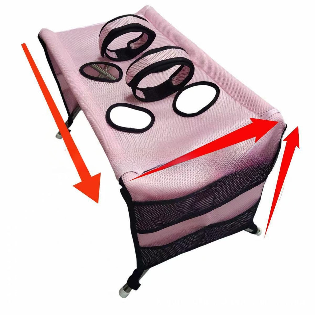 Detachable pet grooming hammock