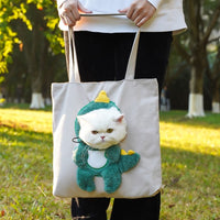 Portable Pet Travel Carrier Bag with Head Opening