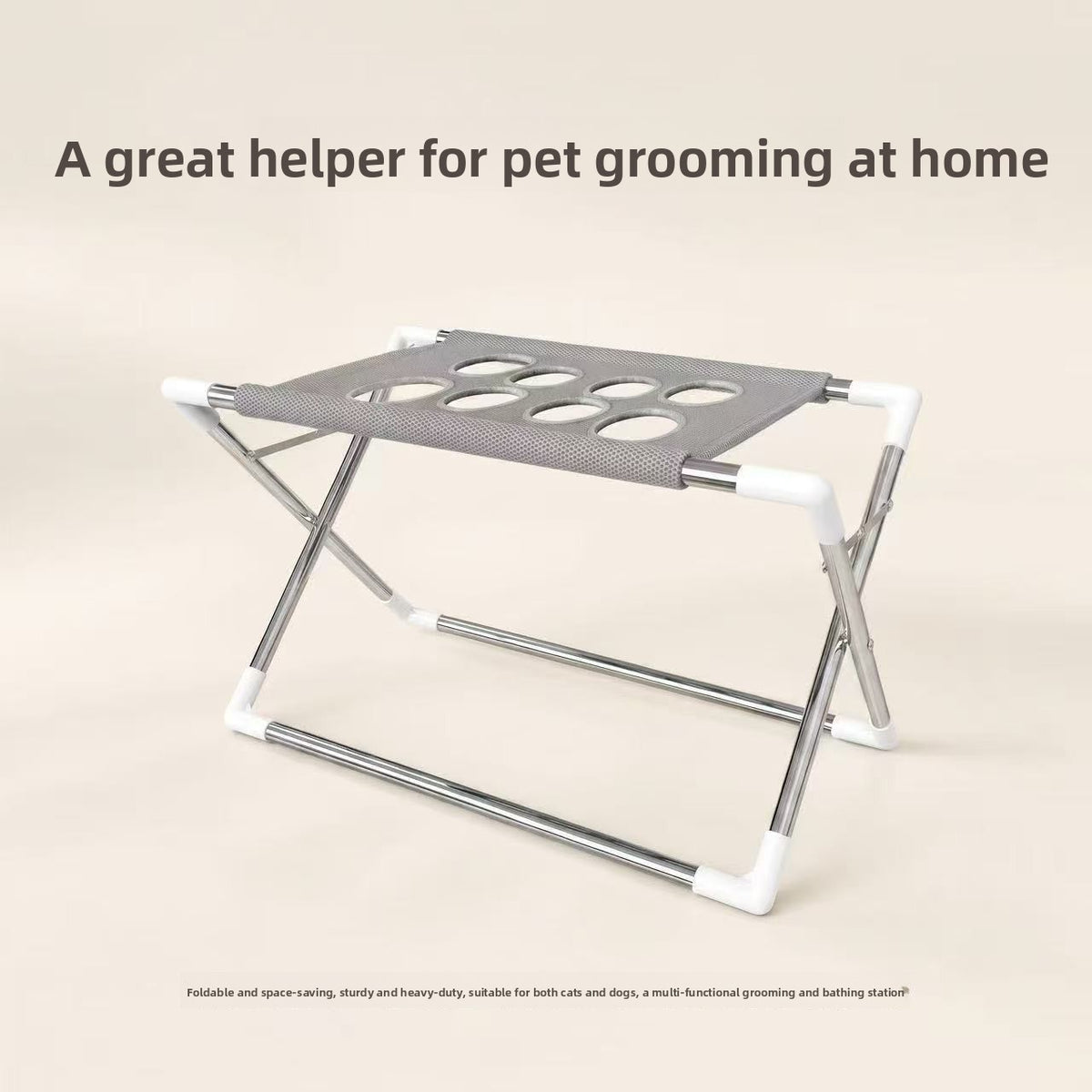 Pet grooming and beauty station