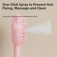 2-in-1 Pet Spray Comb Brush for Cats and Dogs One-Click Water Sprayer Grooming Tool