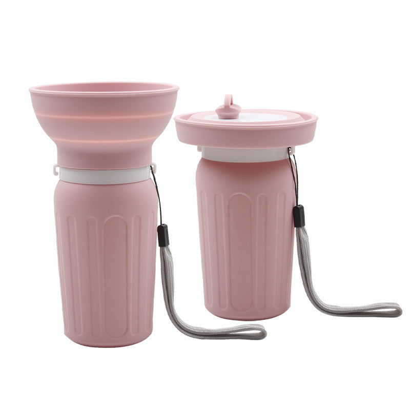 Foldable Silicone Pet Travel Water Cup