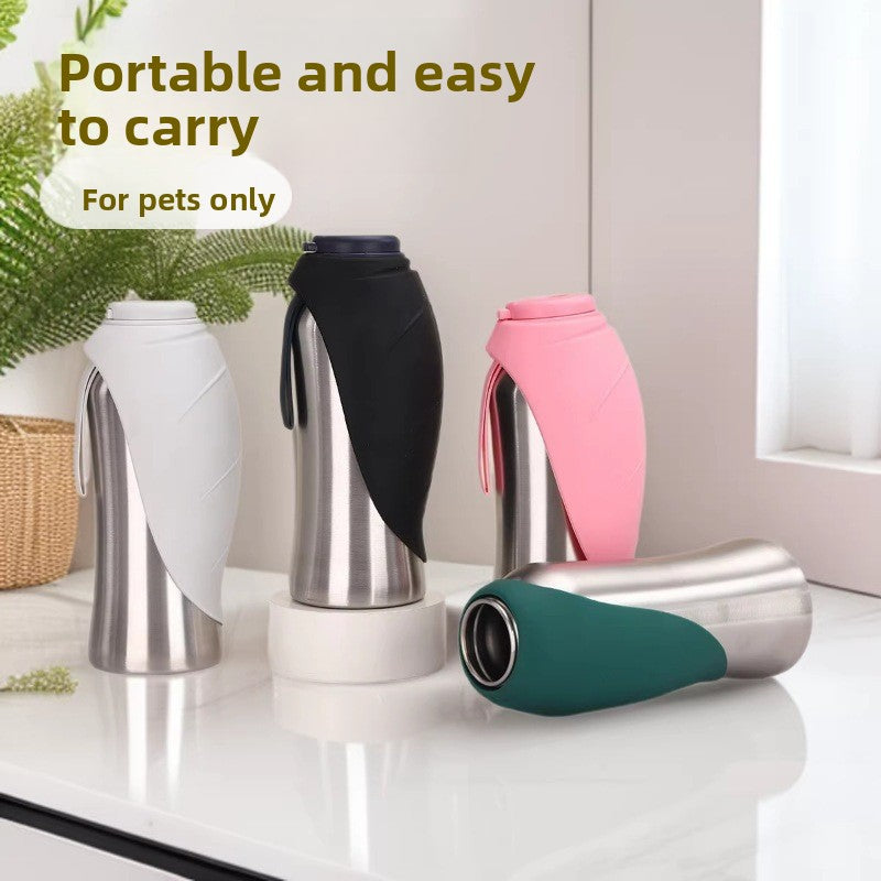 Stainless Steel Pet Travel Water Bottle