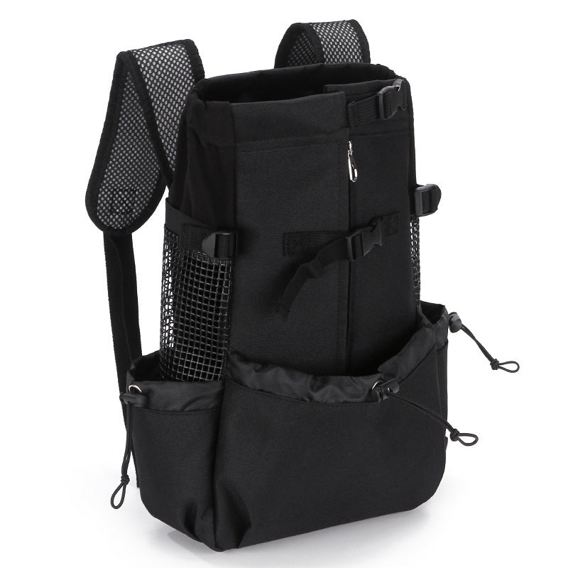 Dual Shoulder Pet Backpack for Outdoor Travel