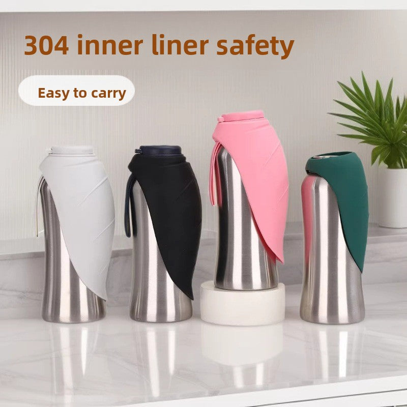 Stainless Steel Pet Travel Water Bottle