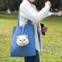 Portable Pet Travel Carrier Bag with Head Opening