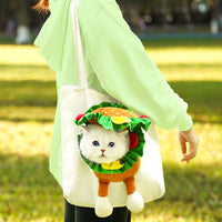 Portable Pet Travel Carrier Bag with Head Opening