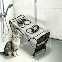 Detachable pet grooming hammock