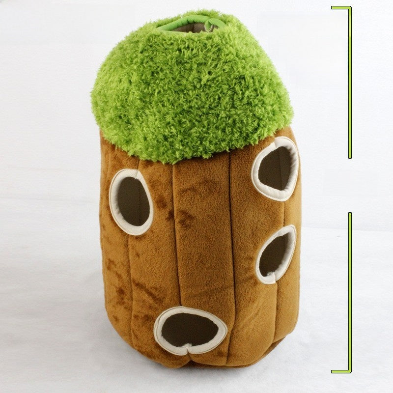 Tree Hole Series Squeaky Plush Pet Toys