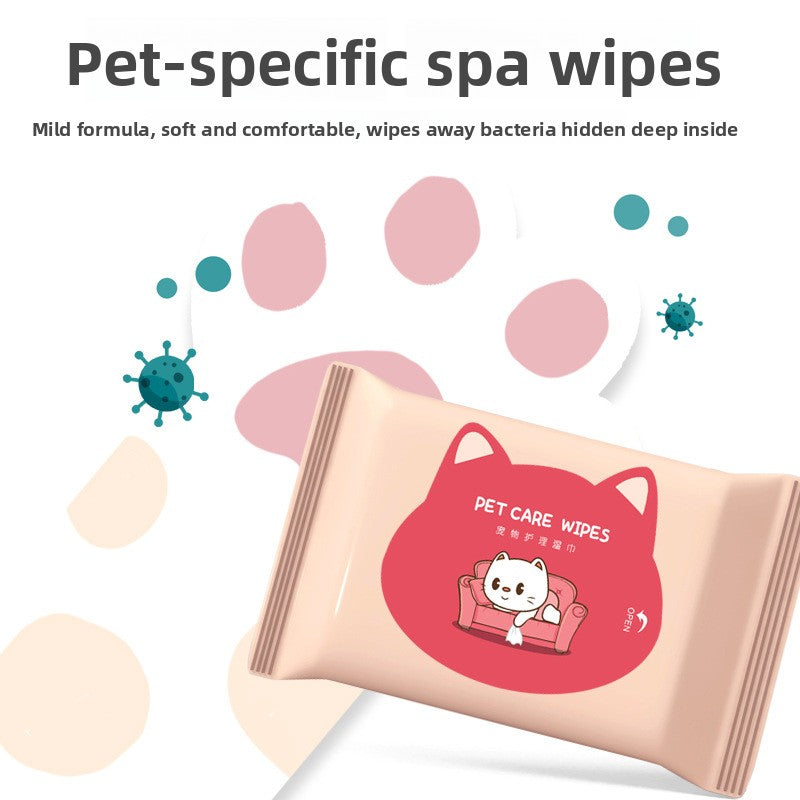 Pet Cleaning and Care Wet Wipes