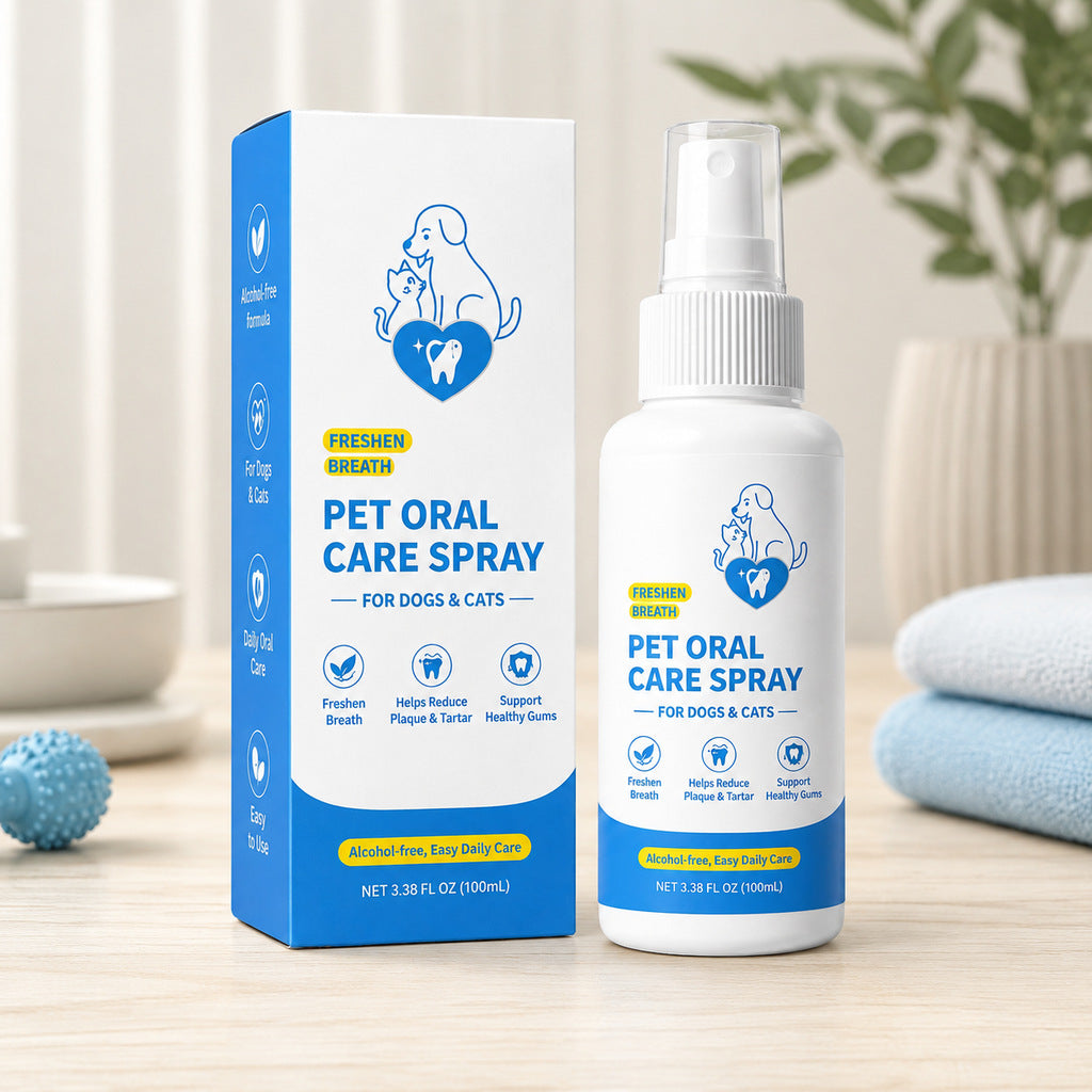 Pet Oral Care Spray for Cats and Dogs