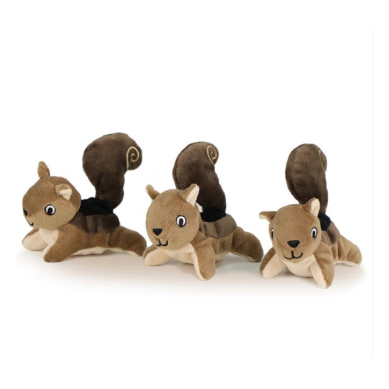 Tree Hole Series Squeaky Plush Pet Toys