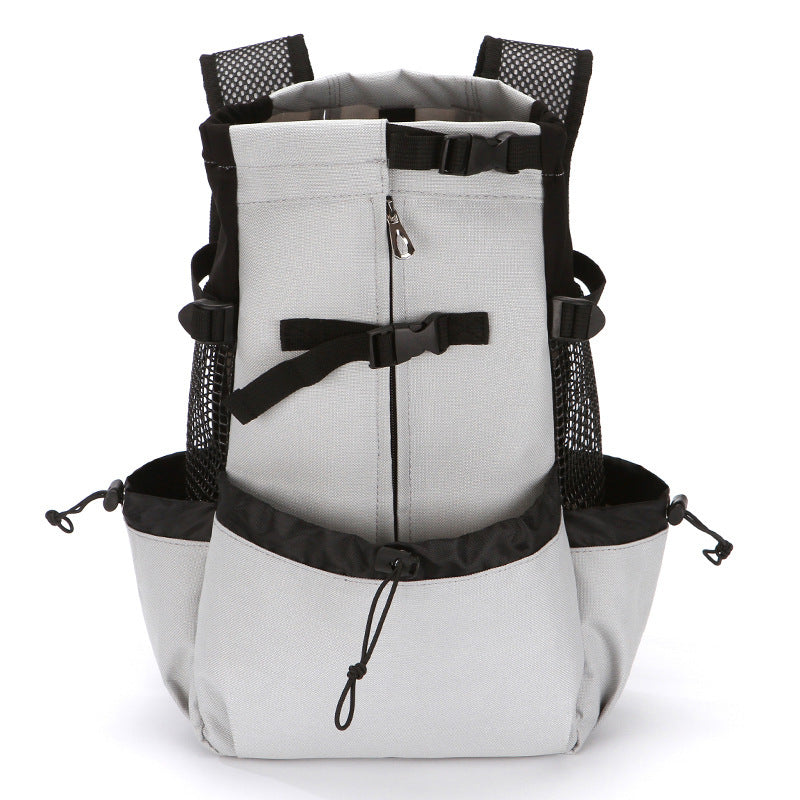 Dual Shoulder Pet Backpack for Outdoor Travel