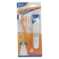 Pet Dental Care Finger Toothbrush and Toothpaste Set