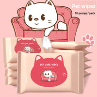Pet Cleaning and Care Wet Wipes