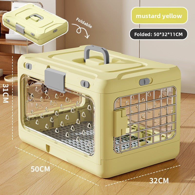 Foldable Pet Travel Cage