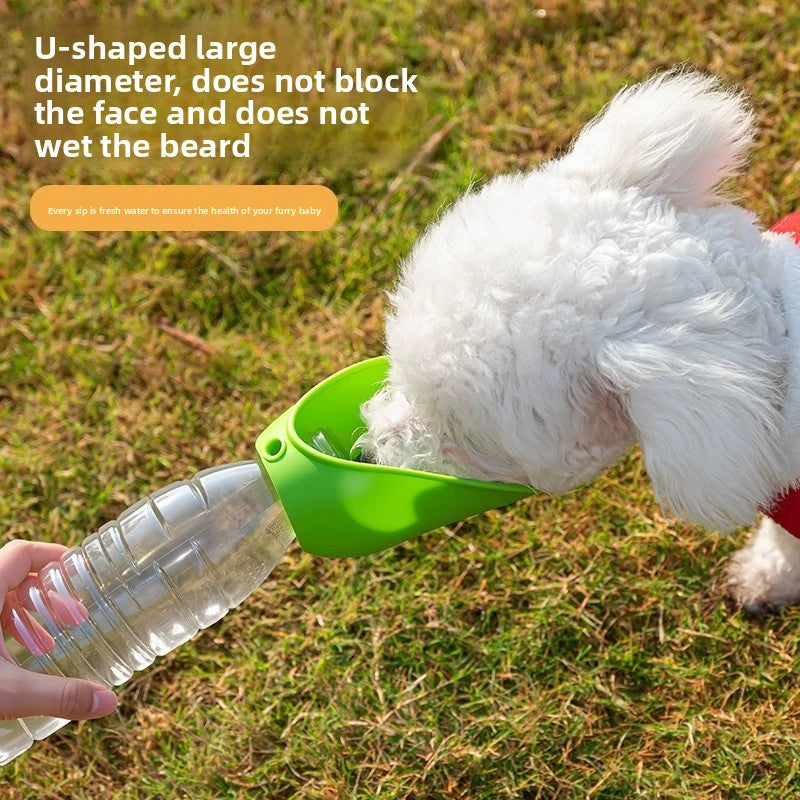 Collapsible Silicone Pet Travel Water Bowl