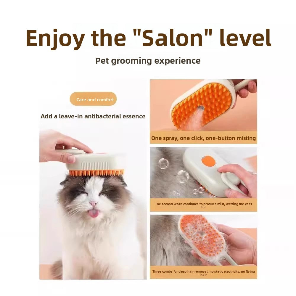 Electric Spray Pet Grooming Comb