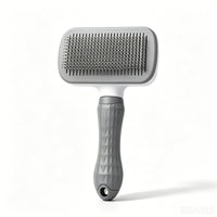 Soft Pin Pet Grooming Comb with One-Touch Hair Removal for Cats and Dogs