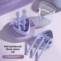 Pet Dental Care Toothbrush and Toothpaste Set