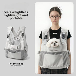 Pet Backpack Carrier for Cats and Small Dogs Travel Bag
