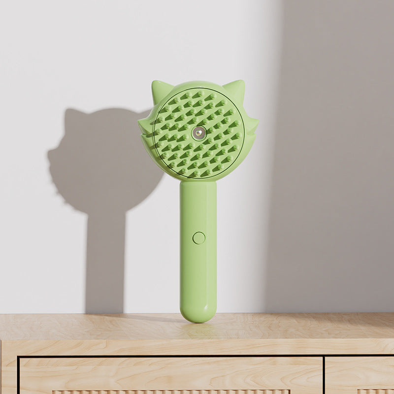 2-in-1 Pet Spray Comb Brush for Cats and Dogs One-Click Water Sprayer Grooming Tool